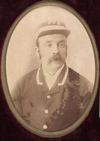 Presented to G. Butlin on disbandment of the Footscray Volunteer Fire Brigade, 1891