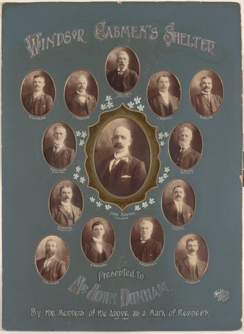Windsor Cabmen's Shelter presented to Mr. John Dunham, 1904