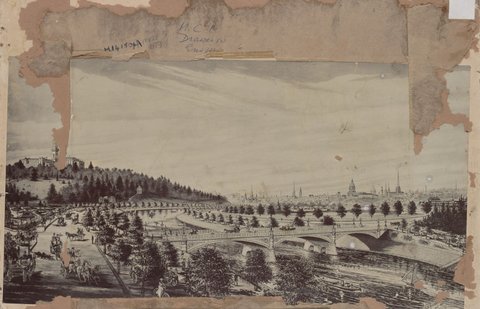 Melbourne and the Yarra River, c. 1898