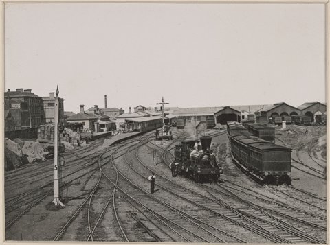 Spencer Street yard 1872