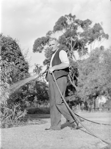 Gardener at Women's College, University of Melbourne, 1948–49