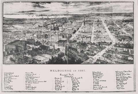 Melbourne in 1887