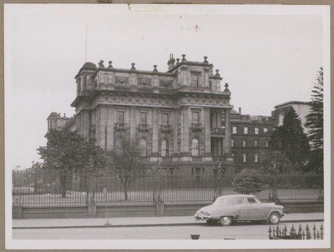 Parliament House, Spring Street, Melbourne, Vic, 1949