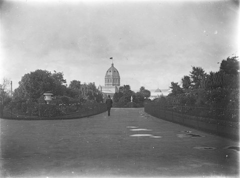 Exhibition Buildings and Carlton Gardens, c. 1910