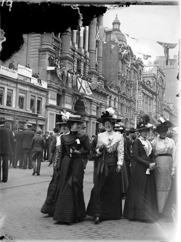 Relief of Mafeking, procession, Melbourne, 1900
