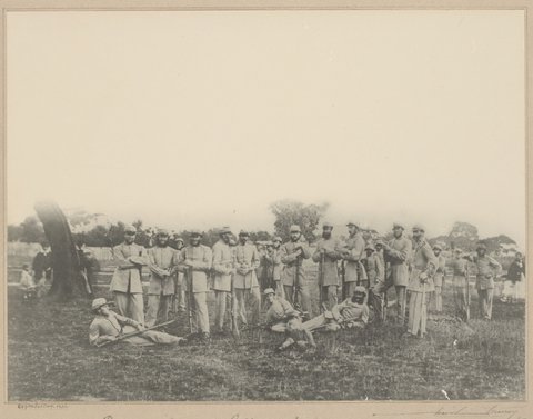 Brighton Volunteer Rifles on parade, 1936