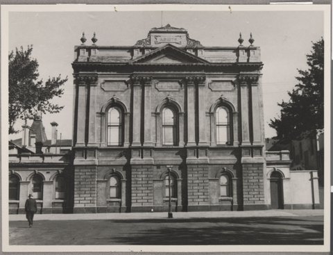 South Melbourne Town Hall, northern facade [Vic.], c. 1949