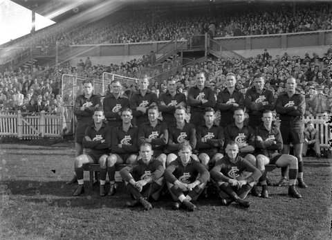 Carlton Football Club, team photo, 1949