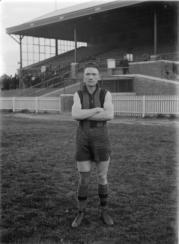 Port Melbourne's long kicking full-back Joe Garbutt, 1922–38