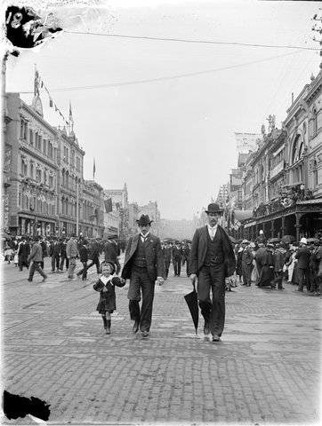 Relief of Mafeking, procession, Melbourne, 1900