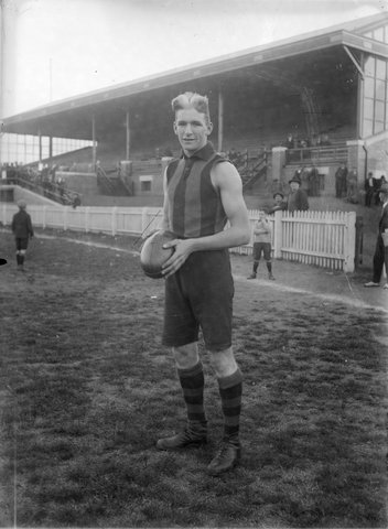 Port Melbourne (VFA) ruckman Ted Hyde, 1928–33