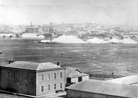 View overlooking Melbourne, c. 1920