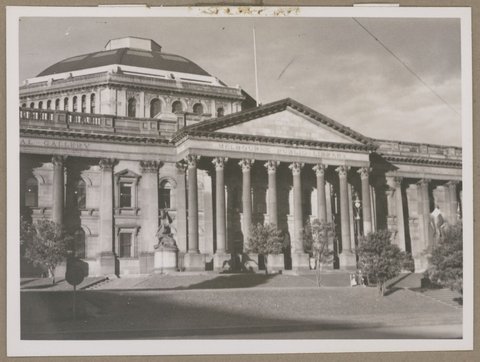 Melbourne Public Library, Vic, 1949