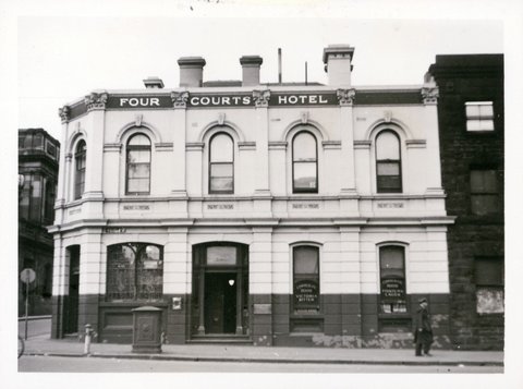 Four Courts Hotel, Wm. [i.e. William] St., [Melbourne, Vic.], 1949