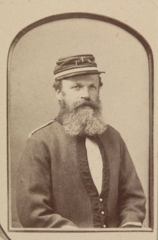 Presented to Captain Hugh Morris by the members of the Footscray Volunteer Fire Brigade, 1884