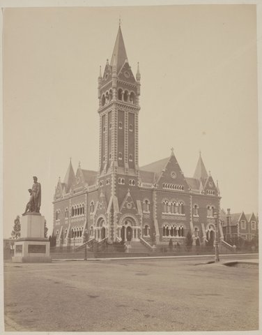 Independent Church, Collins Street, c. 1870