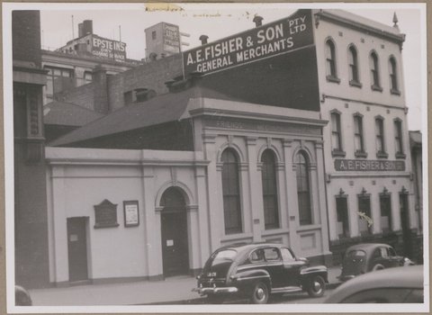 Quaker Meeting House, Russell Street [Melbourne, Vic.], 1949