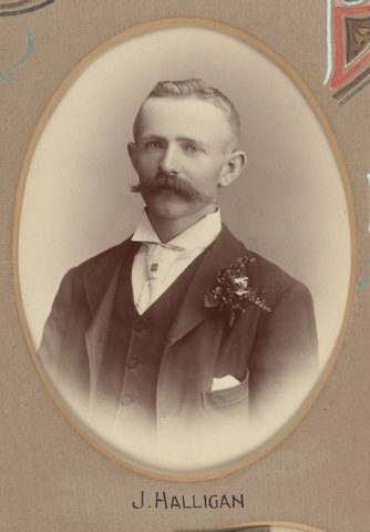 Presented to W. H. Gardner, Treasurer of the Melbourne and Suburban Bread Carters Association 1897-'98, c. 1898