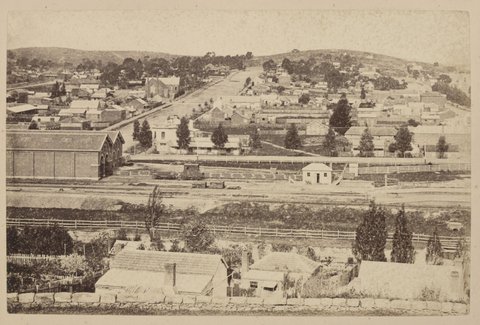 Castlemaine from the Gaol, - 79 miles N.N.W. from Melbourne, c. 1878
