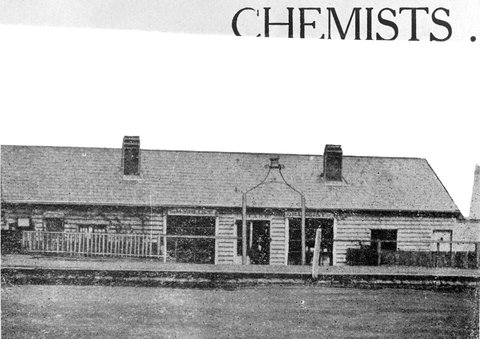 Advertisement And Illustration For Henry Francis & Co., Chemists, Collins Street, c. 1920
