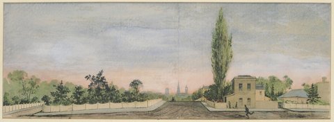 Wellington Parade, West Side and Hoddle Street, East Melbourne, 1870's, 1870–80