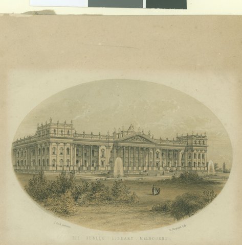 The Public Library, Melbourne, 1850–55