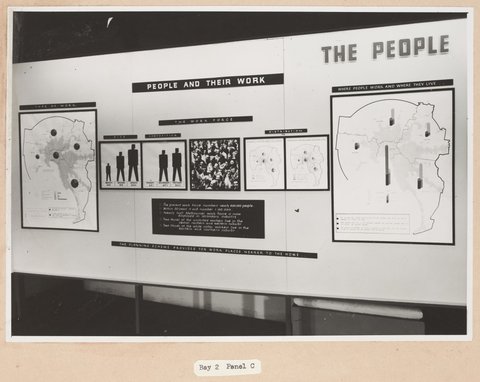 Exhibition of the Melbourne Metropolitan Planning Scheme 1954 at the Public Library of Victoria November 1953