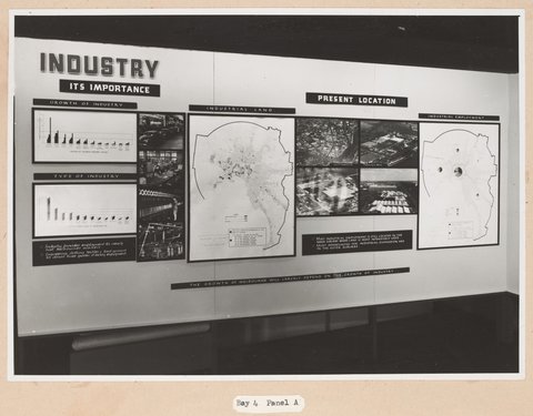 Exhibition of the Melbourne Metropolitan Planning Scheme 1954 at the Public Library of Victoria November 1953
