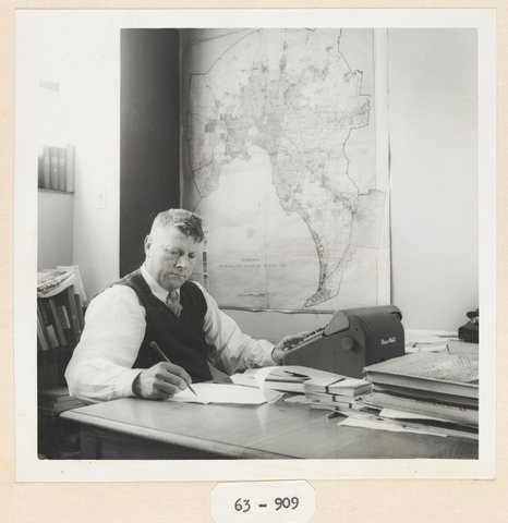 Exhibition of the Melbourne Metropolitan Planning Scheme 1954 at the Public Library of Victoria November 1953