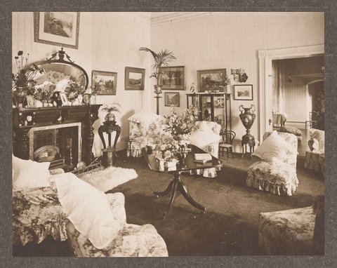 Album of photographs depicting exterior and interior views of Homeden, Lansell Road Toorak, 1905–16