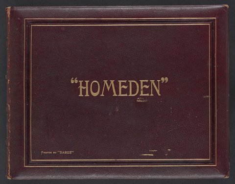 Album of photographs depicting exterior and interior views of Homeden, Lansell Road Toorak, 1905–16