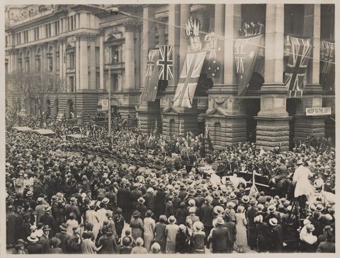 A memento of the departure from Melbourne of their Excelliences Lord & Lady Stradbroke, 1926