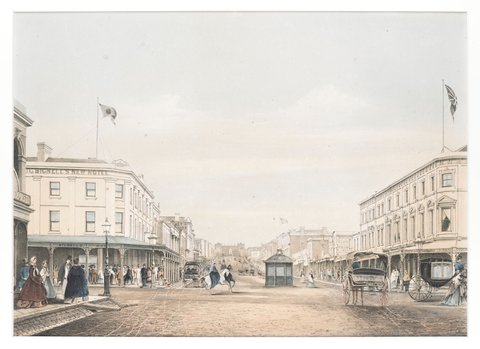 BOURKE STREET (EAST, 1863)