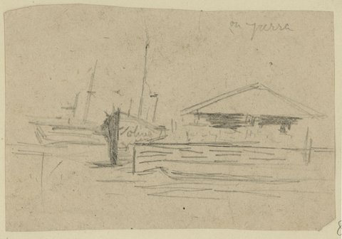 Yarra River shipping, Melbourne, 1875–1900