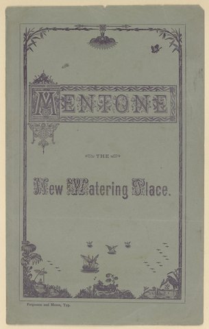 Mentone, the new watering place, 1851–85