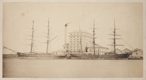 Sugar works Yarraville, 1872?