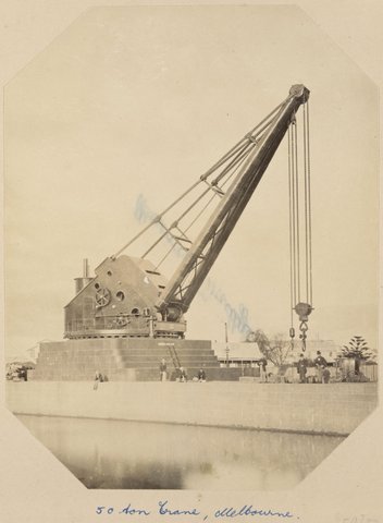 50 ton Crane, Melbourne, 1873–82