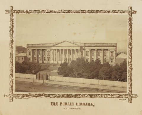 The Public Library, Melbourne, c. 1870