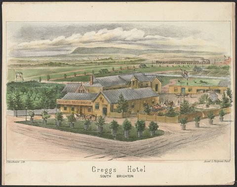 Greggs Hotel, South Brighton, 1888