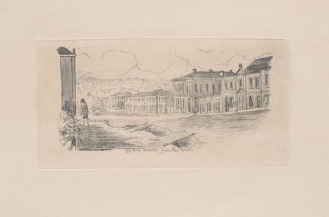 Collins Street from the West, 1934