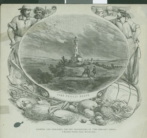 Port Phillip Heads, 1859