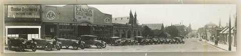 Dodge Brothers Motor Cars at the Canada Cycle & Motor Company, Latrobe Street, Melbourne, 1913