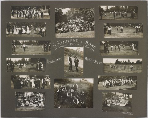 G. Kinnear & Sons 1st Annual Picnic & Sports, Heidelberg, March 23rd. 1907