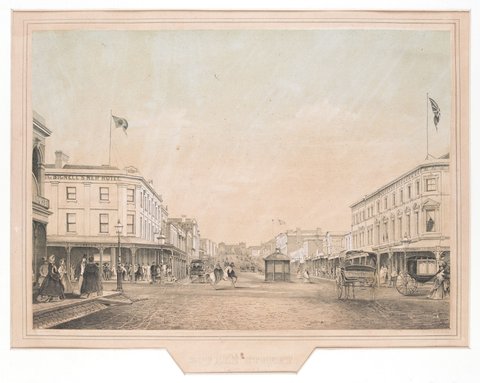 BOURKE STREET (EAST, 1863,), 1863?