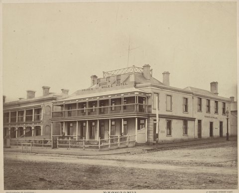 Dickson's Prince of Wales Hotel, St. Kilda [Vic.], 1867–73