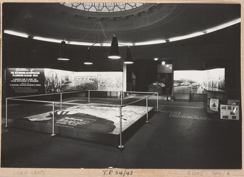 Exhibition of the Melbourne Metropolitan Planning Scheme 1954 at the Public Library of Victoria November 1953
