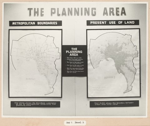 Exhibition of the Melbourne Metropolitan Planning Scheme 1954 at the Public Library of Victoria November 1953
