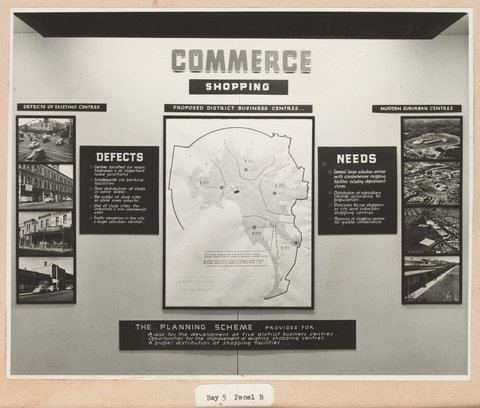 Exhibition of the Melbourne Metropolitan Planning Scheme 1954 at the Public Library of Victoria November 1953