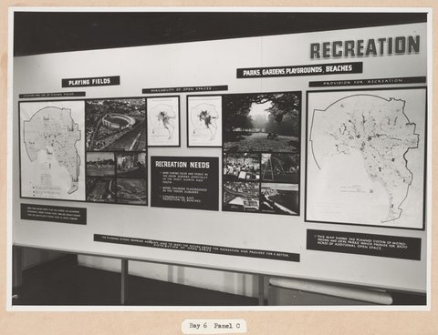 Exhibition of the Melbourne Metropolitan Planning Scheme 1954 at the Public Library of Victoria November 1953