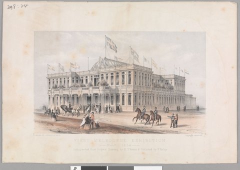 First Melbourne exhibition Novr. 1854